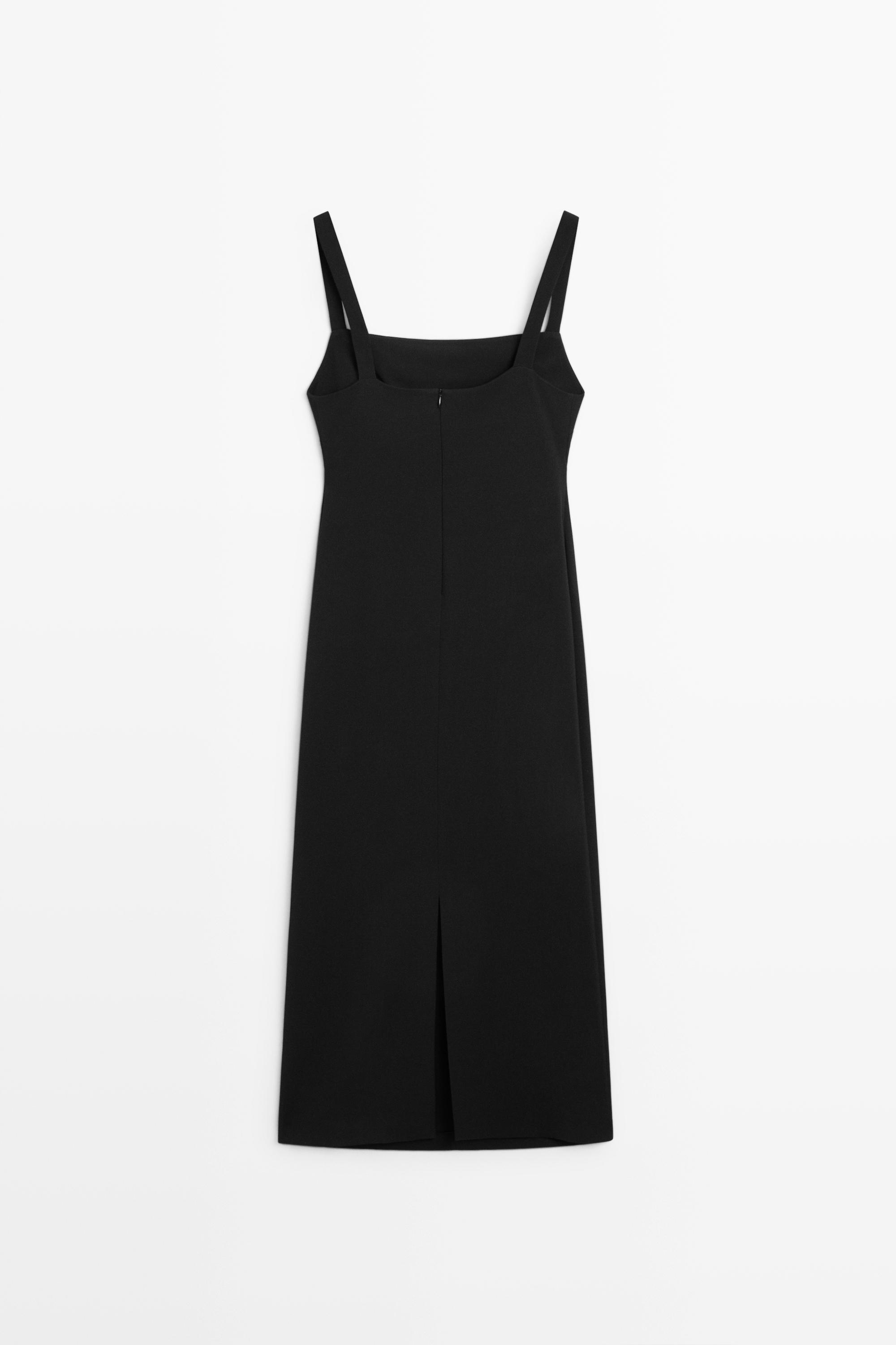 Strappy midi dress